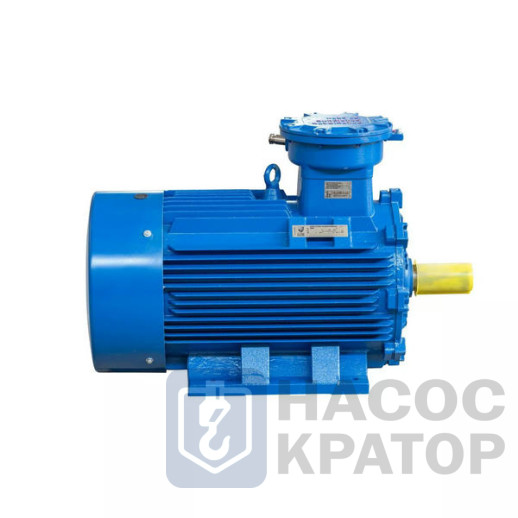 Электродвигатель АИМУ 132 S4 У1, 380/660В, 1ExdIIBT4 Gb, IE3-89,6%, без силового кабельного ввода, подшипники SKF, SDN, 5,5/1500 IMB3