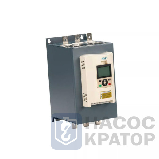 Устройство плавного пуска ESQ-GS9-090 (180А, 380В, 90кВт, встроенный шунтирующий контактор)