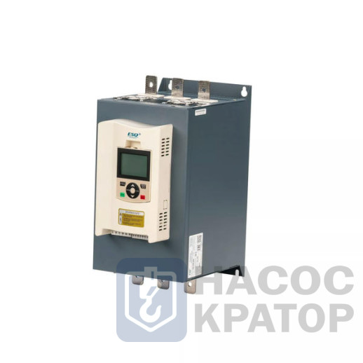Устройство плавного пуска ESQ-GS9-090 (180А, 380В, 90кВт, встроенный шунтирующий контактор)