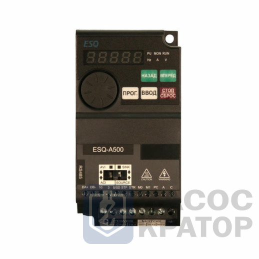 Частотный преобразователь ESQ-A500-021-0.4K 0.4кВт 200-240В