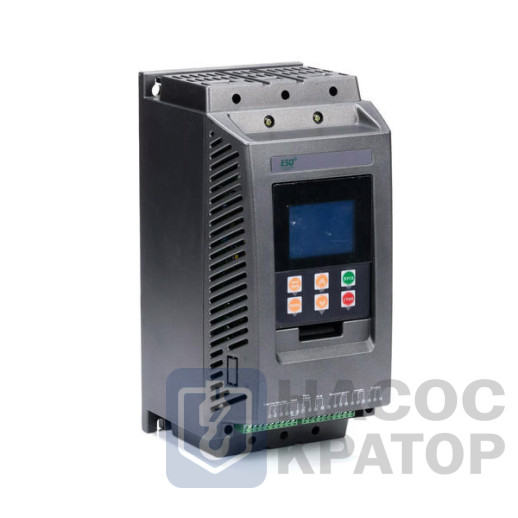 Устройство плавного пуска ESQ-GS7-075 (150А, 380В, 75кВт, встроенный шунтирующий контактор)