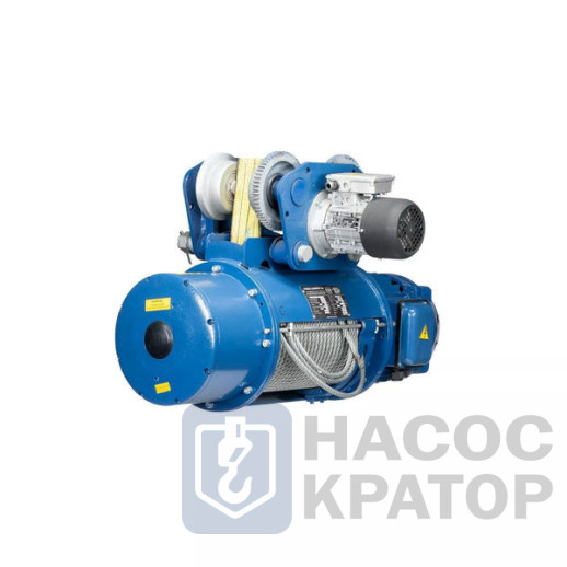 Таль передвижная типа 45 Т 10 536 3,2т, Н=12м Vпод. 8 м/мин., без электрооб., с ОГП, канатоукладчиком и крюковой подвеской, -20...+40С