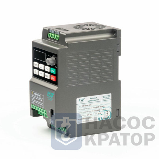 Частотный преобразователь ESQ-230-4T-0.7K 0.75кВт, 380В