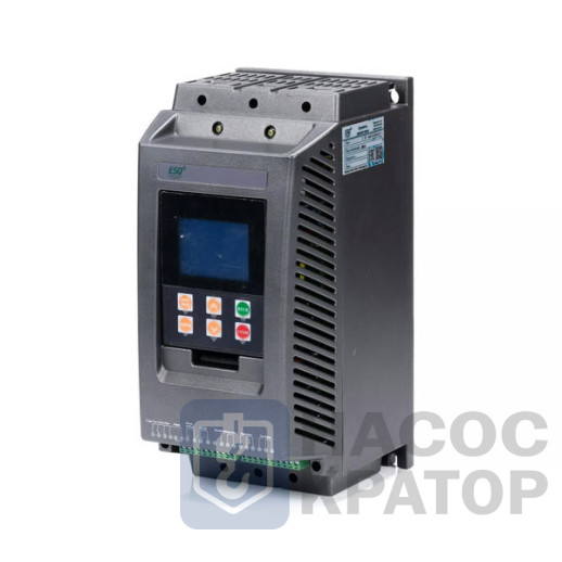 Устройство плавного пуска ESQ-GS7-030 (60А, 380В, 30кВт, встроенный шунтирующий контактор)