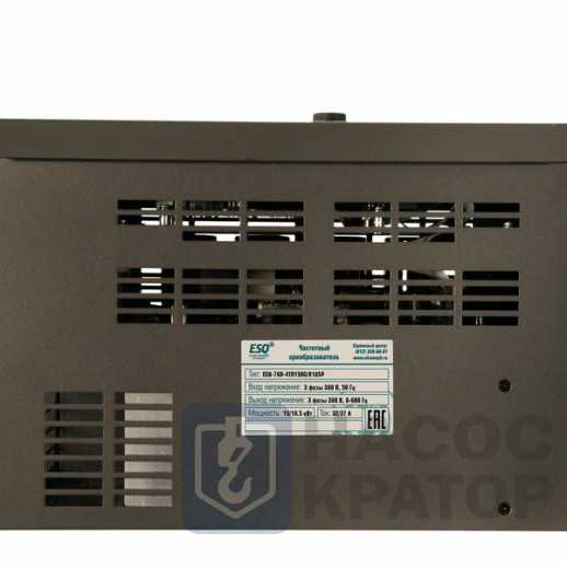 Частотный преобразователь ESQ-760-4T0150G/0185P 15/18.5кВт, 380В