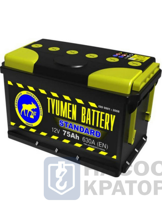 АКБ Tyumen 75L/LR STANDARD