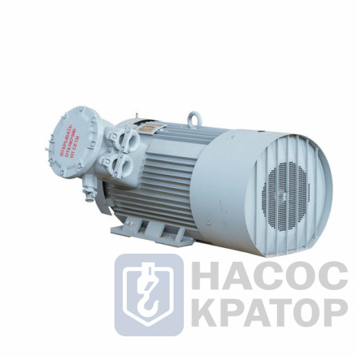 Электродвигатель 2АИМУР 315 М4 У2,5 660/1140В, класс изоляции Н, PBExdI Mb, РТС (статор), стальной фланец, подшипники SKF, 250/1500 IM9701