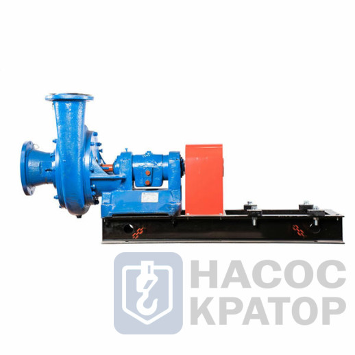 Насос 6Ш8 под 90 кВт без электродвигателя на раме