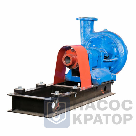 Насос 6Ш8 под 90 кВт без электродвигателя на раме