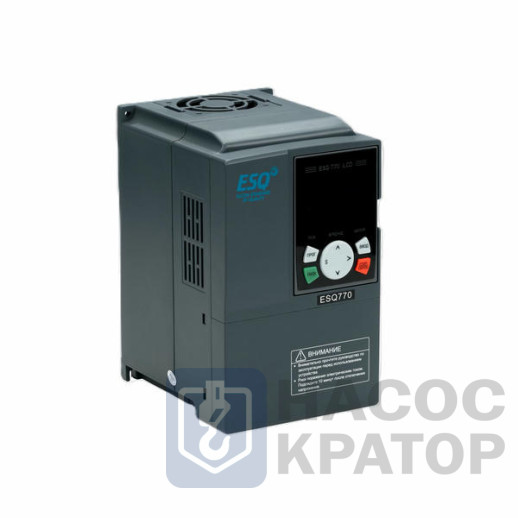 Частотный преобразователь ESQ-770-2S-0040 4/5.5 кВт, 220В