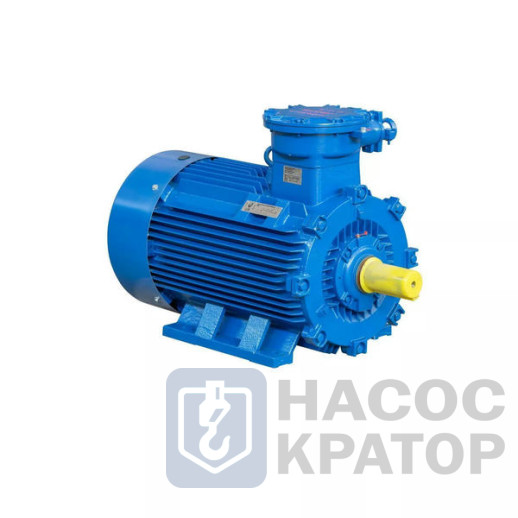 Электродвигатель АИМУ 160 MB2 У1, 380/660В, 1ExdIIBT4 Gb, IE3-91,9%, РТС (статор), без сервисного и силового кабельных вводов, подшипники SKF, SDN, 15/3000 IMB3