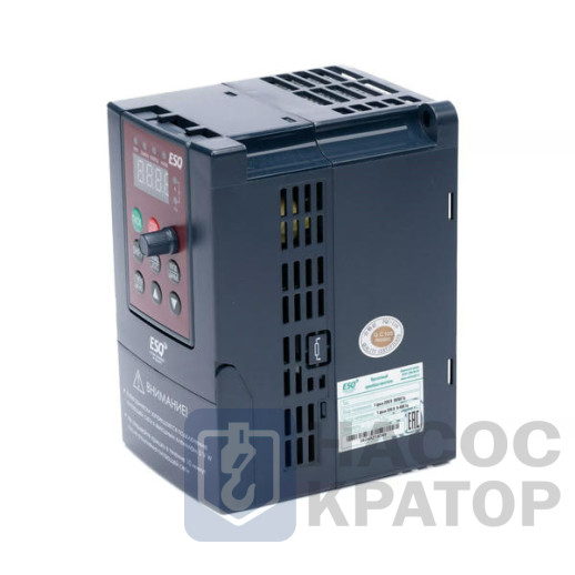 Частотный преобразователь ESQ-A200-2S0007 0.75кВт 200-260В (для однофазного двигателя)
