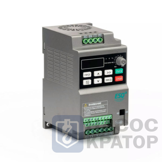 Частотный преобразователь ESQ-770-4T-0040 4/5.5кВт, 380 В с встроенным конвертером Modbus RTU