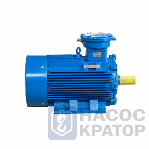 Электродвигатель АИМУ 200 L4 У1, 380/660В, 1ExdIIBT4 Gb, IE3-93,6%, PTC (статор), без сервисного и силового кабельных вводов, подшипники SKF, SDN, 30/1500 IMB3