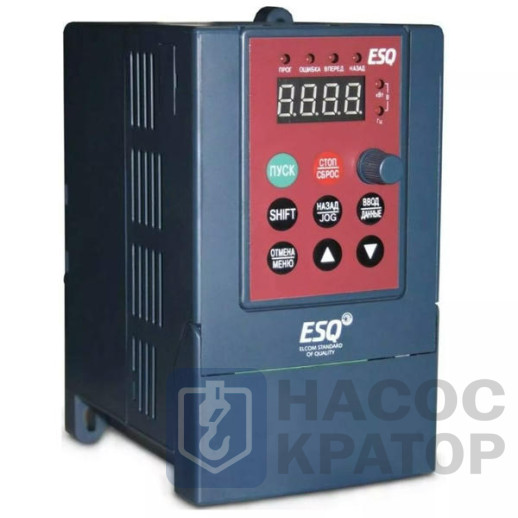 Частотный преобразователь ESQ-800-4T0007 0.75 кВт 380-460В