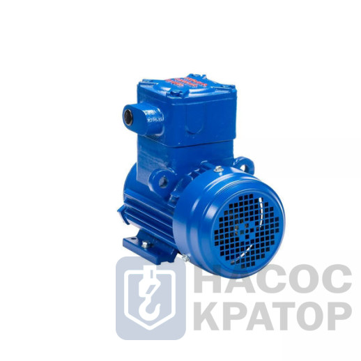 Электродвигатель АИМУ 80 B4 У1, 380В, 1ExdIIBT4 Gb, IE3-82,5%, без силового кабельного ввода, SDN, 0,75/1500 IMB3