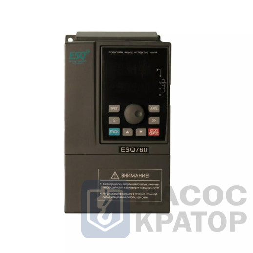 Частотный преобразователь ESQ-760-2S-0007 0.75/1.5кВт, 220 В